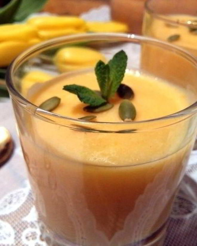 Рецепт молочно-тыквенного кисель