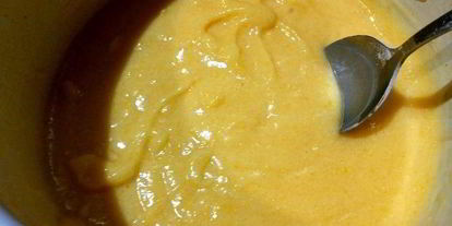 Шаг 6: молочно-тыквенного кисель