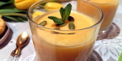 Шаг 7: молочно-тыквенного кисель