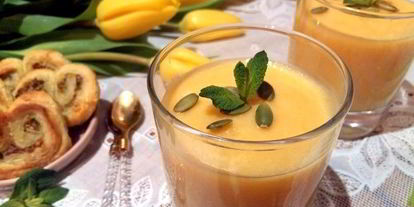 Шаг 8: молочно-тыквенного кисель