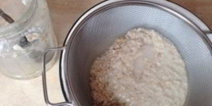 Шаг 3: овсяного киселя из геркулеса