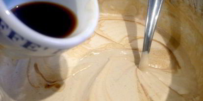 Шаг 2: чизкейка кофейного орех