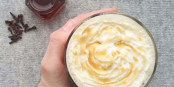 Рецепт Кофе латте с гвоздикой и гречишным медом