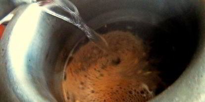 Шаг 5: кофе с кунжутом