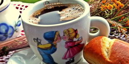 Шаг 8: кофе с кунжутом