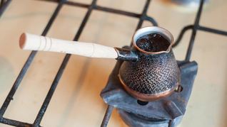 Рецепт Кофе в турке на газовой плите