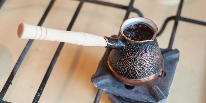 Рецепт Кофе в турке на газовой плите