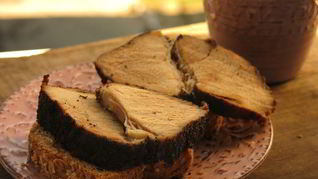 Рецепт Мяса в кофейной корочке