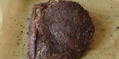 Шаг 2: мяса в кофейной корочке