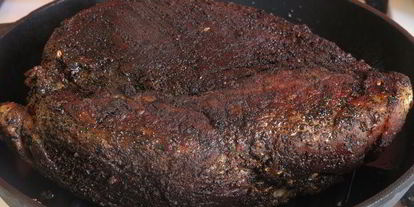 Шаг 3: мяса в кофейной корочке