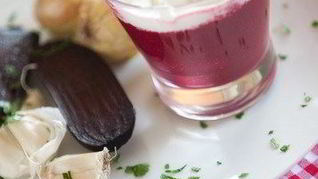 Рецепт Свекольного капучино