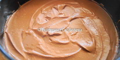 Шаг 7: трехслойного кофейно-шоколадного чизкейк