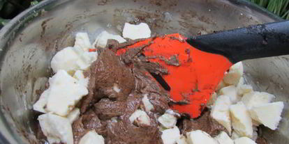 Шаг 3: трюфелей из белого шоколада с добавлением кофе