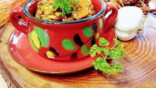 Рецепт Тыквенного чили с кофе