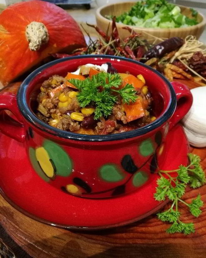 Рецепт тыквенного чили с кофе