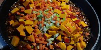 Шаг 4: тыквенного чили с кофе