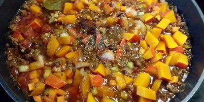 Шаг 5: тыквенного чили с кофе