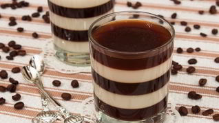 Рецепт Желе Кофе с молоком
