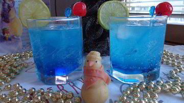 Рецепт Коктейля Голубая лагуна