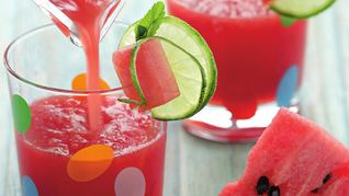 Рецепт Коктейля из арбуза и лайма