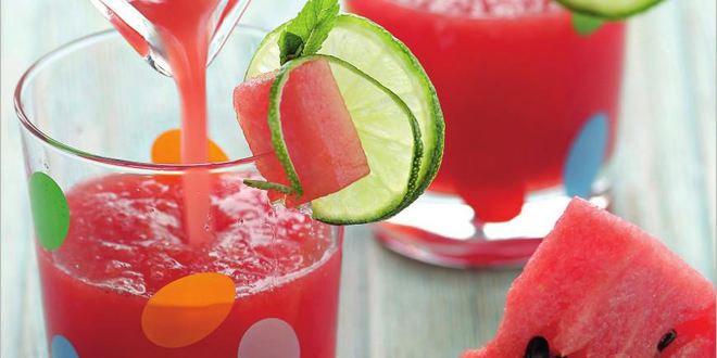 Рецепт Коктейля из арбуза и лайма