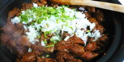 Шаг 3: таджина из говядины с черносливом