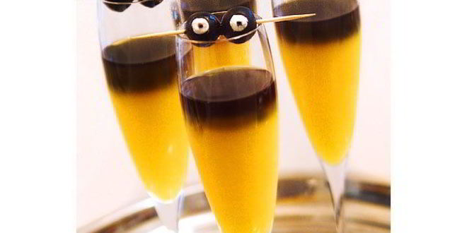 Рецепт коктейля гоблинская мимоза на хэллоуин