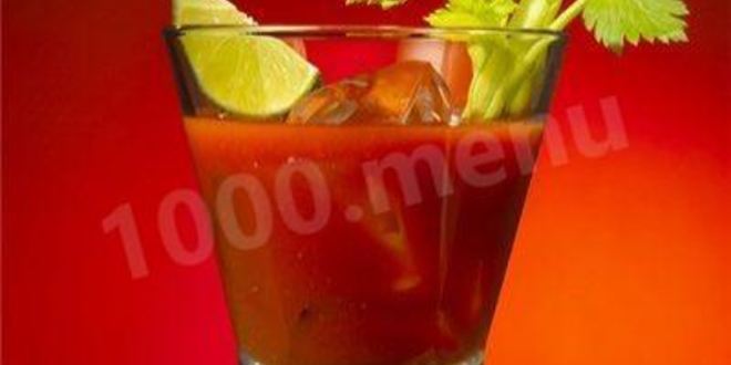 Рецепт коктейля кроваваи мэри