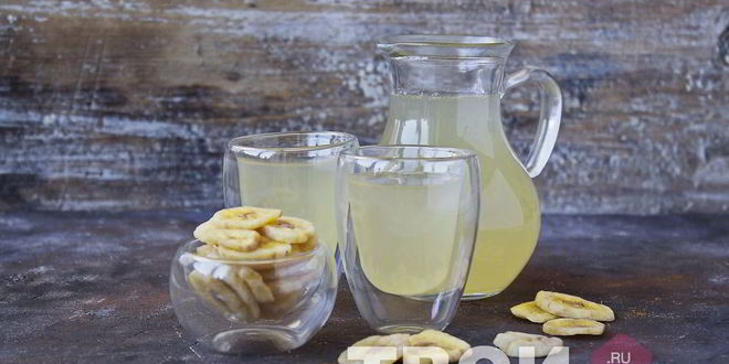 Рецепт бананового кваса