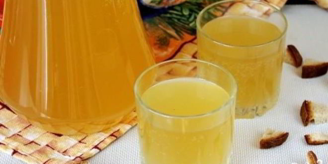 Рецепт березового кваса с ячменем