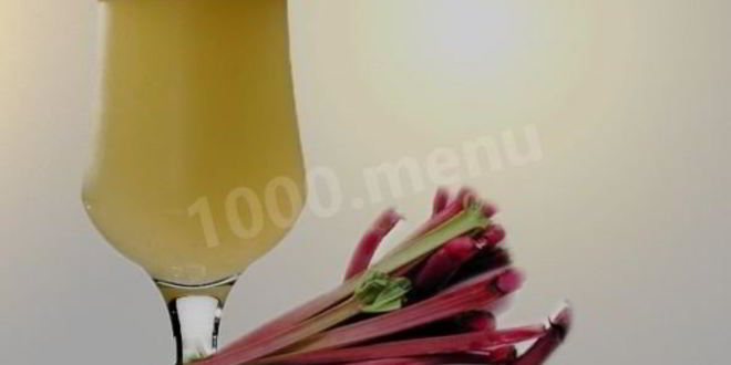 Рецепт кваса из ревеня