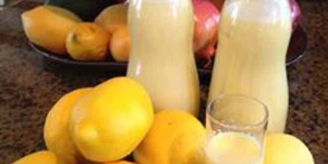 Рецепт Сливочного ликера Лимончелло