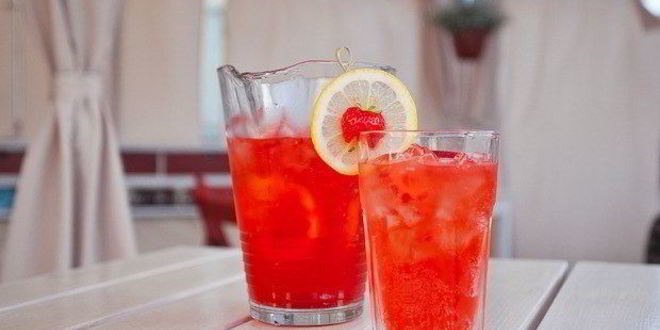 Рецепт Клубничного газированного лимонада Шик