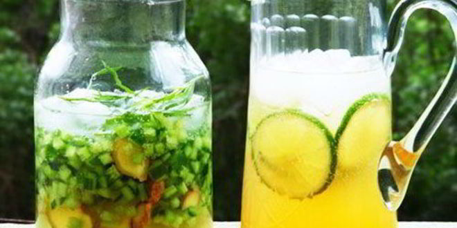 Рецепт лаймового лимонада с жасмином и зеленым чаем