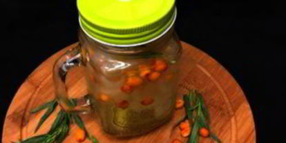 Шаг 7: лимонада из тархуна и облепихи