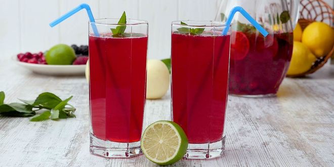 Рецепт лимонада из ягод