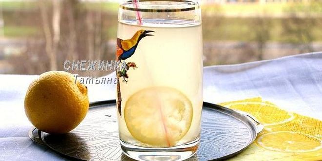 Рецепт лимонада на березовом соке