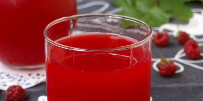 Рецепт малинового лимонада