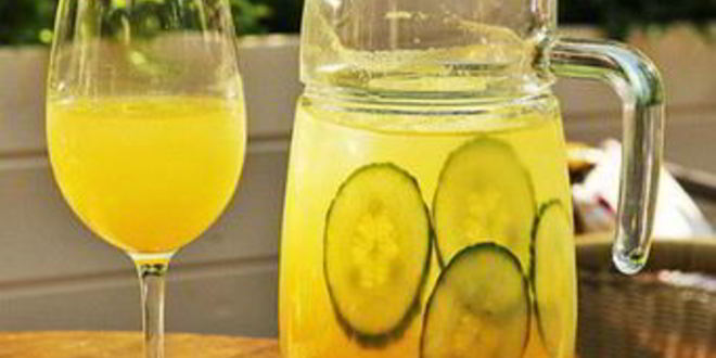 Рецепт огуречно-апельсинового лимонад