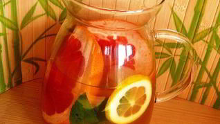 Рецепт Цитрусового лимонада на основе зеленого чая