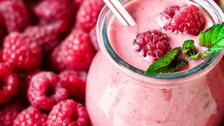 Рецепт Малинового коктейля с медом