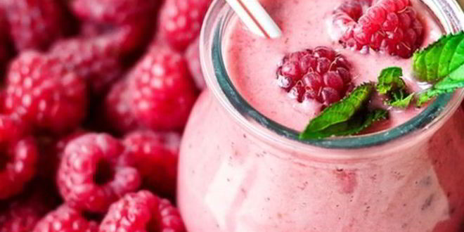 Рецепт малинового коктейля с медом