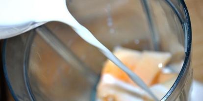 Шаг 1: молочного коктейля с дыней