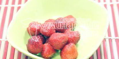 Шаг 3: молочного коктейля с клубникой