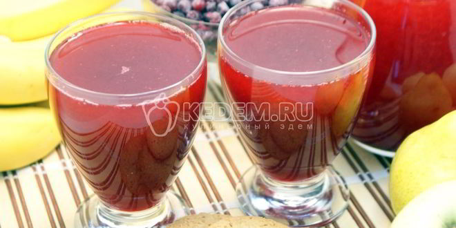 Рецепт брусничного морса