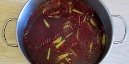 Шаг 4: морса из смородины