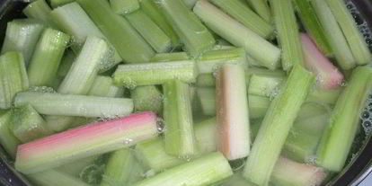 Шаг 2: напитка из ревеня и черной смородины