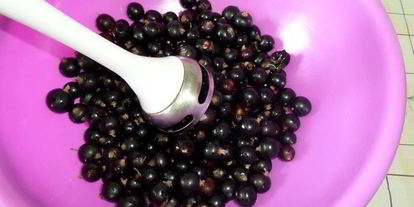 Шаг 3: напитка из ревеня и черной смородины