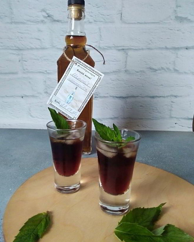 Рецепт мятной настойки