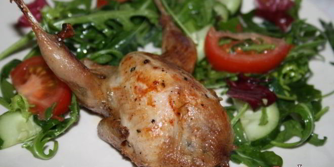 Рецепт перепелок в кленовома сиропе